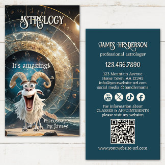 Carte De Visite Funny Professional Astrologer