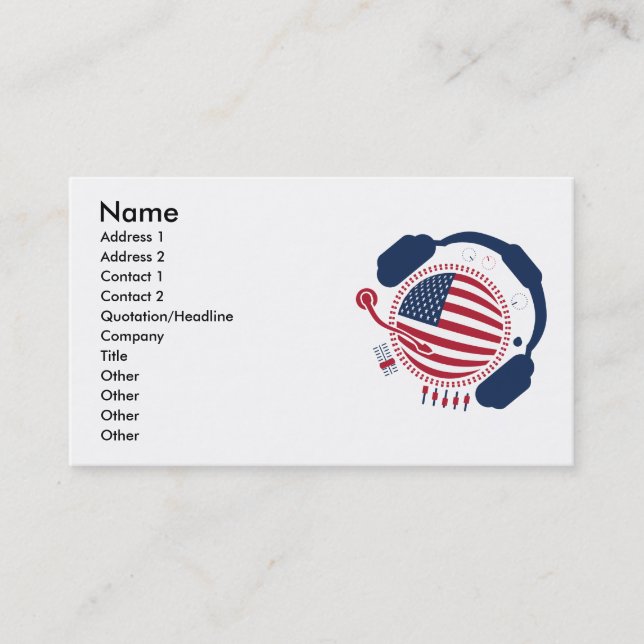 Carte De Visite Funny_Record (Devant)