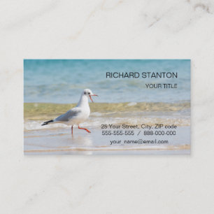 Carte De Visite Funny seagull