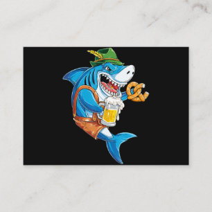 Carte De Visite Funny Shark Drink