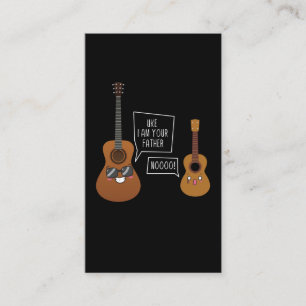 Carte De Visite Funny Ukulele Player Humour de musique de guitare