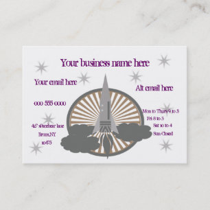 Carte De Visite fusée