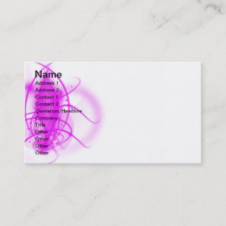 Carte De Visite Fushsia
