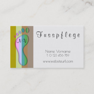 Carte De Visite fusspflege