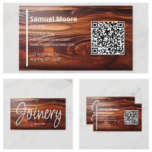 Carte De Visite Gabarits en bois de Cocobolo pour la menuiserie mo