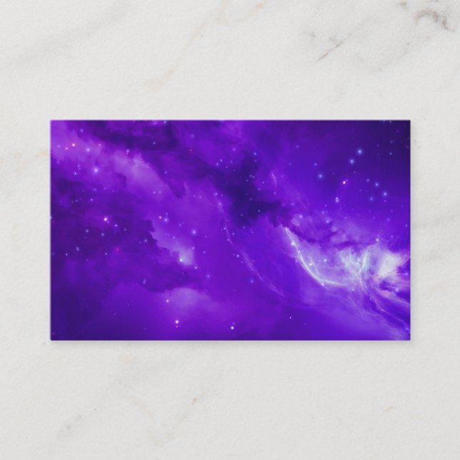 Carte De Visite Galaxie avec étoiles dans l'espace (Devant)