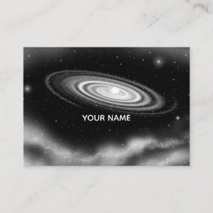 Carte De Visite Galaxie blanche éternelle