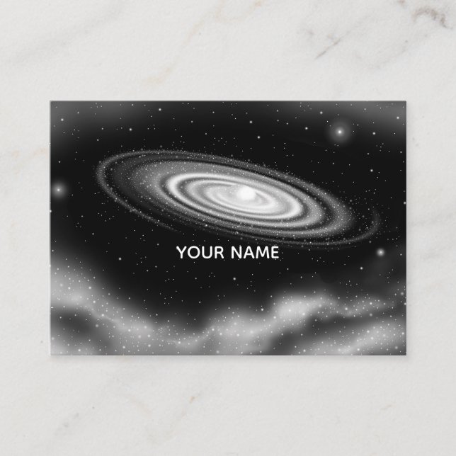 Carte De Visite Galaxie blanche éternelle (Devant)