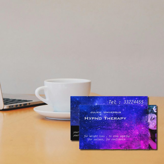 Carte de visite Galaxy Dream pour hypnotherapeutes (Créateur téléchargé)