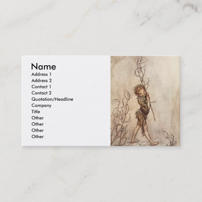 Carte De Visite Galet (Devant)