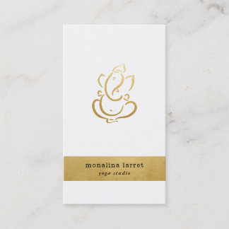 Carte De Visite Ganesh | Studio de Yoga Ganapati Indian God