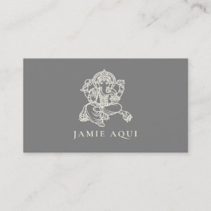 Carte De Visite Ganesha Ou Ganesh Dieu De Sagesse Et De Succès