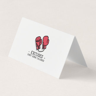 Carte De Visite gants de conditionnement physique