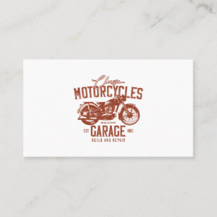 Carte De Visite garage à motos