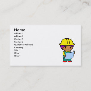 Carte De Visite Garçon d'architecte