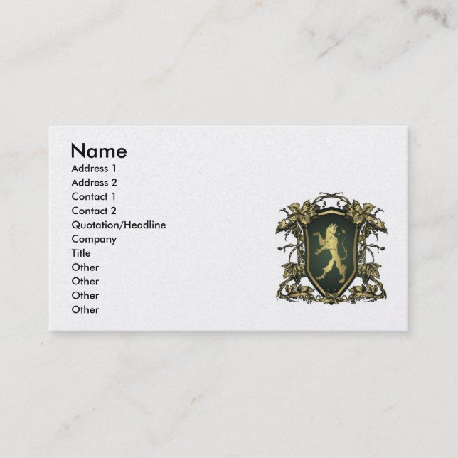 Carte De Visite Garcya.us_ossc3, Nom, Adresse 1, Adresse 2, Co... (Devant)