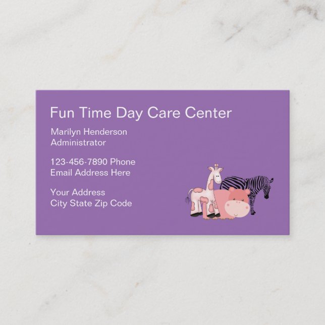 Carte De Visite Garde Businesscards d'enfants (Devant)