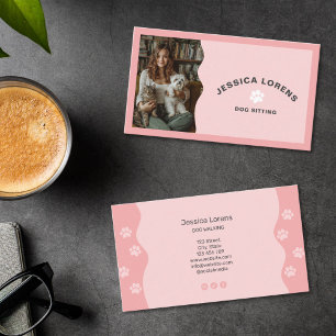 Carte De Visite Garde de chiens mignonne, Toiletteur pour animaux,