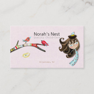 Carte De Visite Garde d'enfants de qualité Norah's Nest