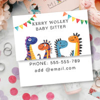Garde d'enfants Nounou Baby-sitter Coloré Funky Co