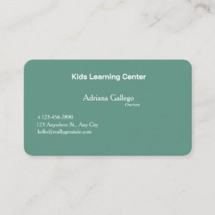 Carte De Visite Garde d'enfants ou Baby-sitter