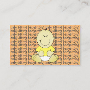 Carte De Visite Garde d'enfants Prestataire de soins Gardien Enfan