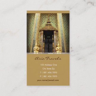 Carte De Visite Gardiens de la photo d'or de la Thaïlande de