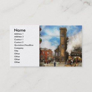 Carte De Visite Gare ferroviaire - Boston & Maine Railroad Depot 1