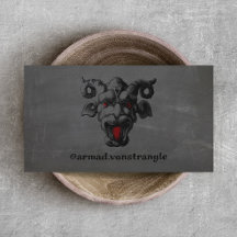 Gargoyle rouge déplaisant Macabre