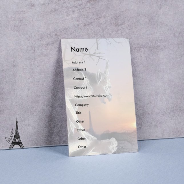 Carte De Visite Gargoyle Sur Le Toit (Créateur téléchargé)