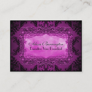 Carte De Visite Gastlinplume Goth élégant
