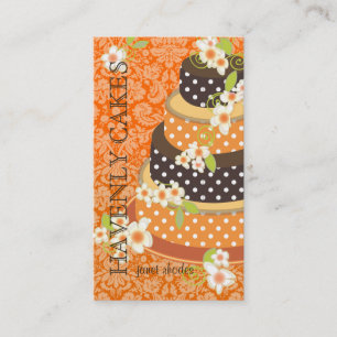 Carte De Visite Gâteau de mariage de
