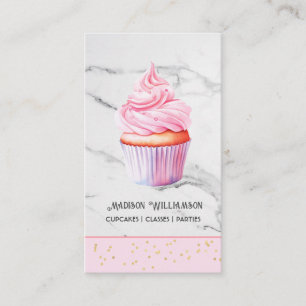 Carte De Visite Gâteau en Cup Bakery Cuisinier Boulanger Traiteu