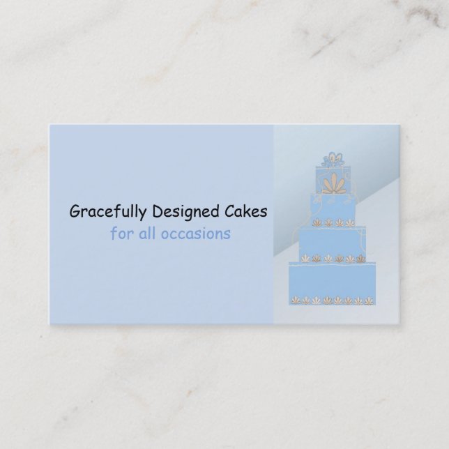 Carte De Visite Gâteaux de créateurs (Devant)