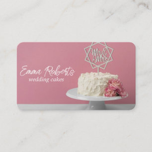 Carte De Visite Gâteaux de mariage pour anniversaire de naissance