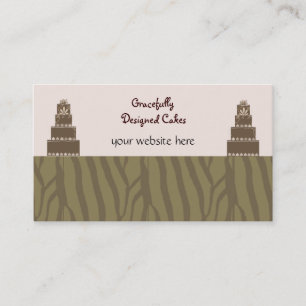 Carte De Visite Gâteaux de Mariage sur Mesure