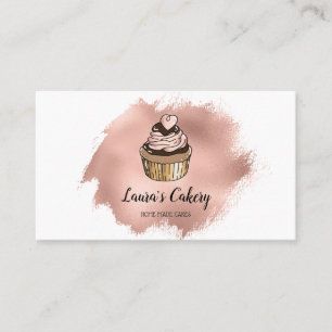 Carte De Visite Gâteaux et sucreries Cupcake Boulangerie à la tire