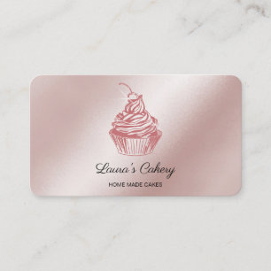 Carte De Visite Gâteaux et sucreries Cupcake Boulangerie à la tire