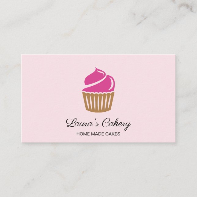Carte De Visite Gâteaux & sucreries Cupcake Accueil Boulangerie Cu (Devant)