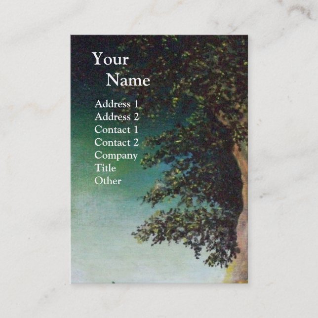 CARTE DE VISITE GEA, MYRTLE ET EAU (Devant)