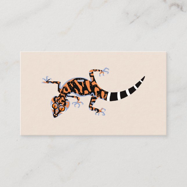 Carte De Visite GECKO - reptile - lézard - animal (Devant)