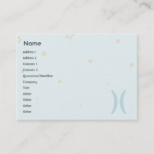 Carte De Visite Gémeaux - potelés