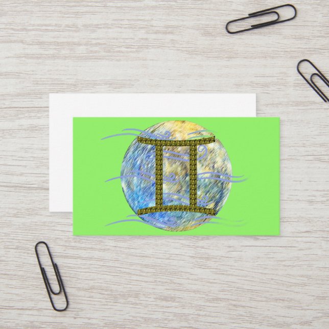 Carte De Visite Gemini (Devant/Arrière en situation)