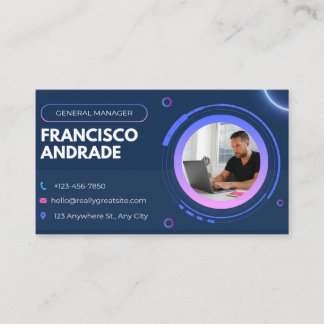 Carte De Visite General manager | Professional Business Card