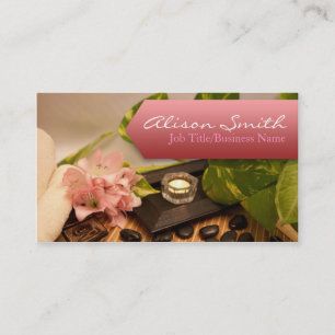 Carte De Visite Generic health/spa/massage business card