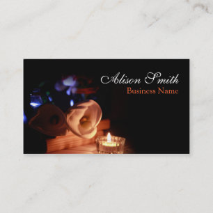 Carte De Visite Generic health/spa/massage business card