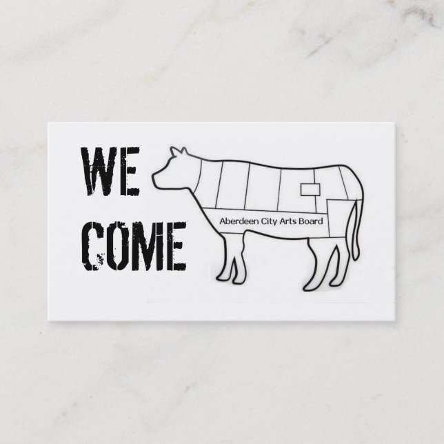 Carte de visite générique de propagande - un art - (Devant)