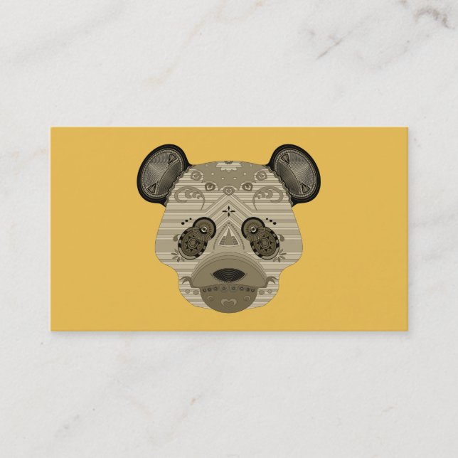 Carte De Visite geo bear (Devant)