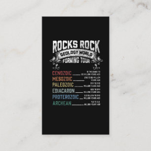 Carte De Visite Géologie amusante Rock Forming géologue Humour