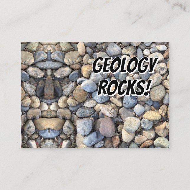 CARTE DE VISITE GÉOLOGIE ROCKS! (Devant)